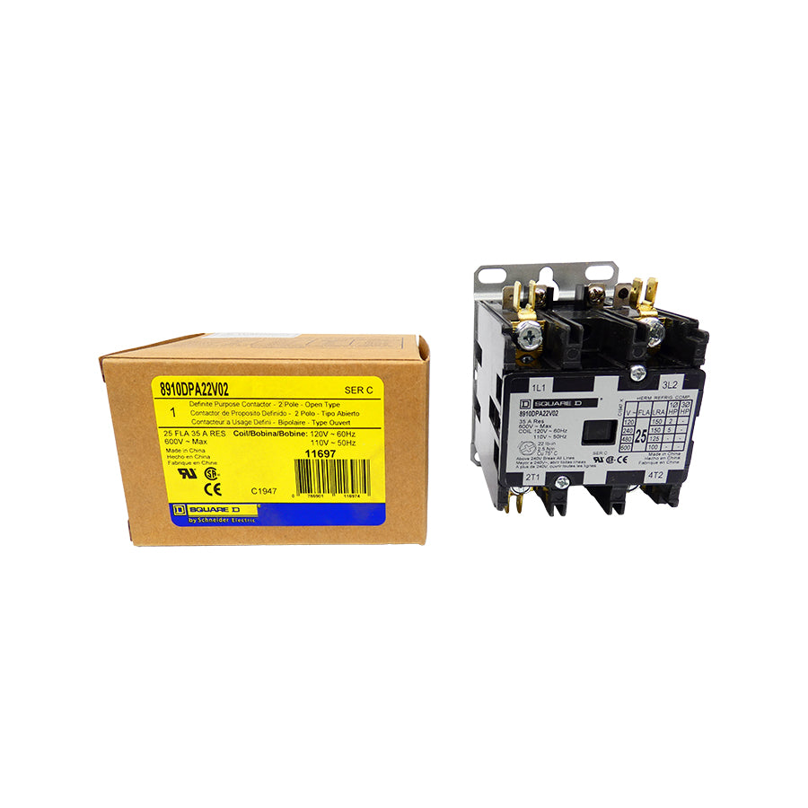 SQUARE D 8910DPA22V02 SER. C 110/120V 35A NSMP