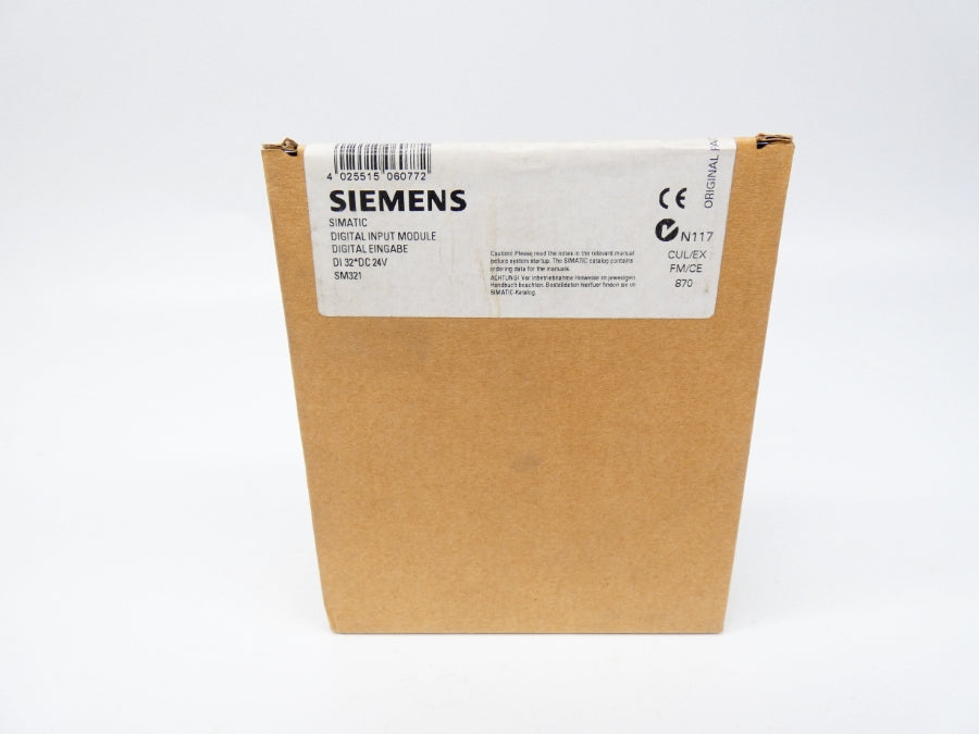 SIEMENS 6ES7321-1BL00-0AA0 VER. 04 24VDC NSFS