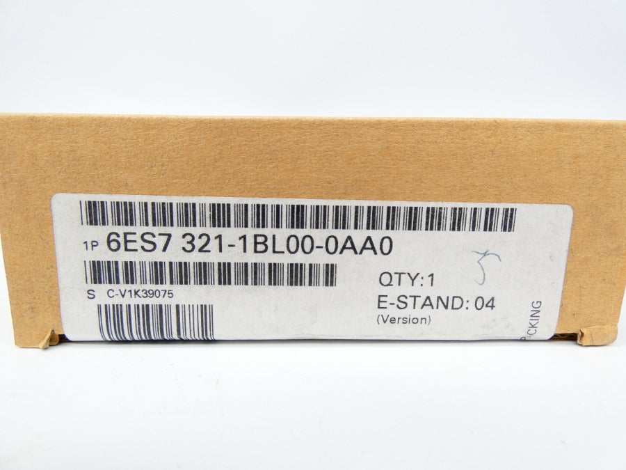 SIEMENS 6ES7321-1BL00-0AA0 VER. 04 24VDC NSFS