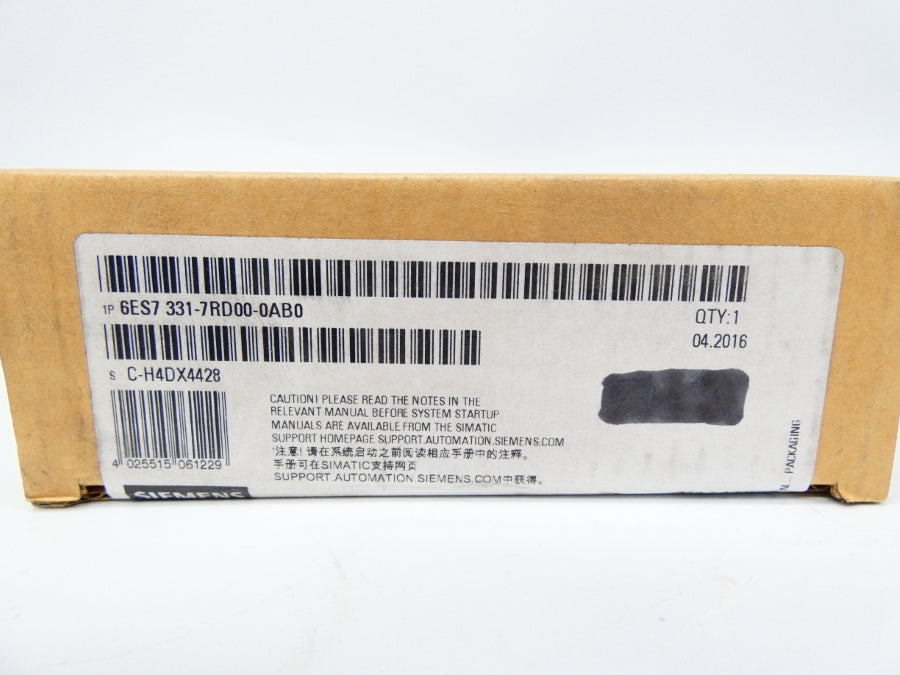 SIEMENS 6ES7331-7RD00-0AB0 NSFS