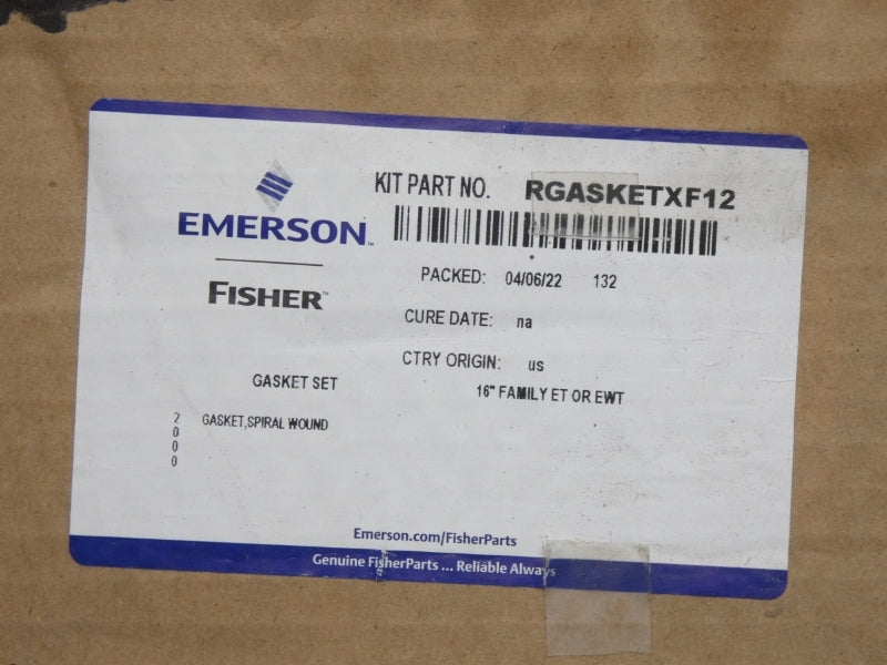 EMERSON FISHER RGASKETXF12 16" NSMP