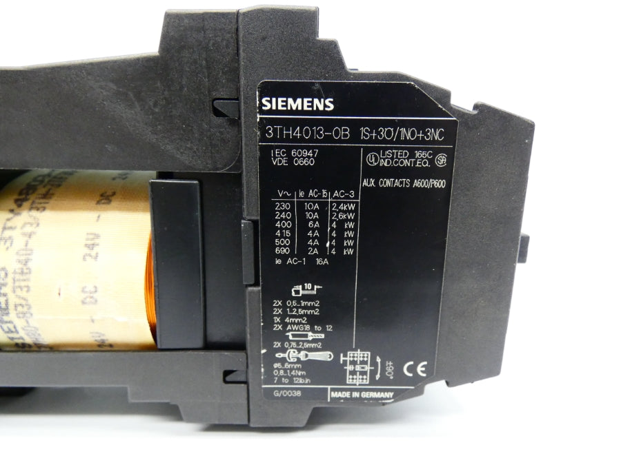 SIEMENS 3TH4013-0B 24VDC UNMP