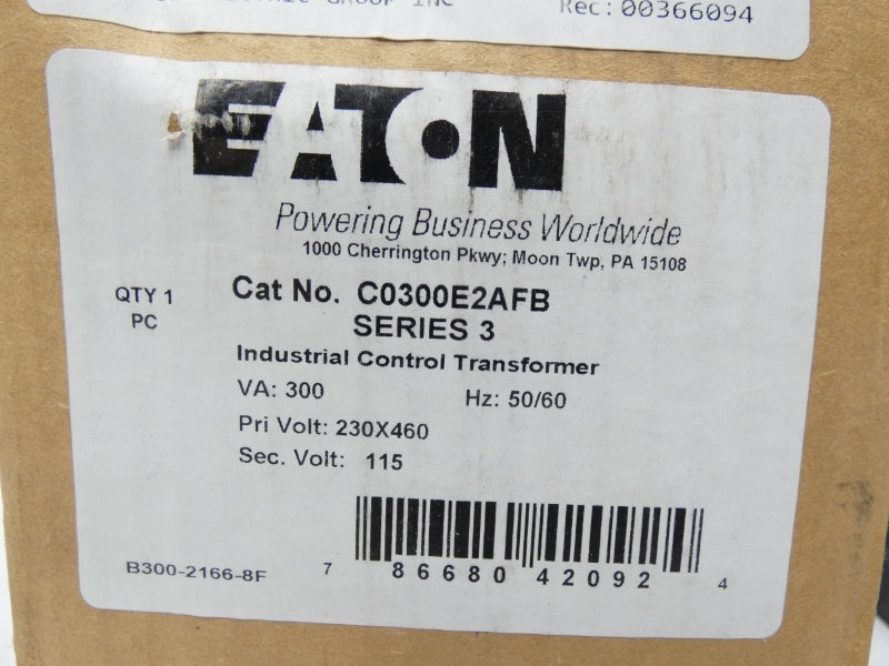EATON C0300E2AFB SER. 3 230/460V NSMP