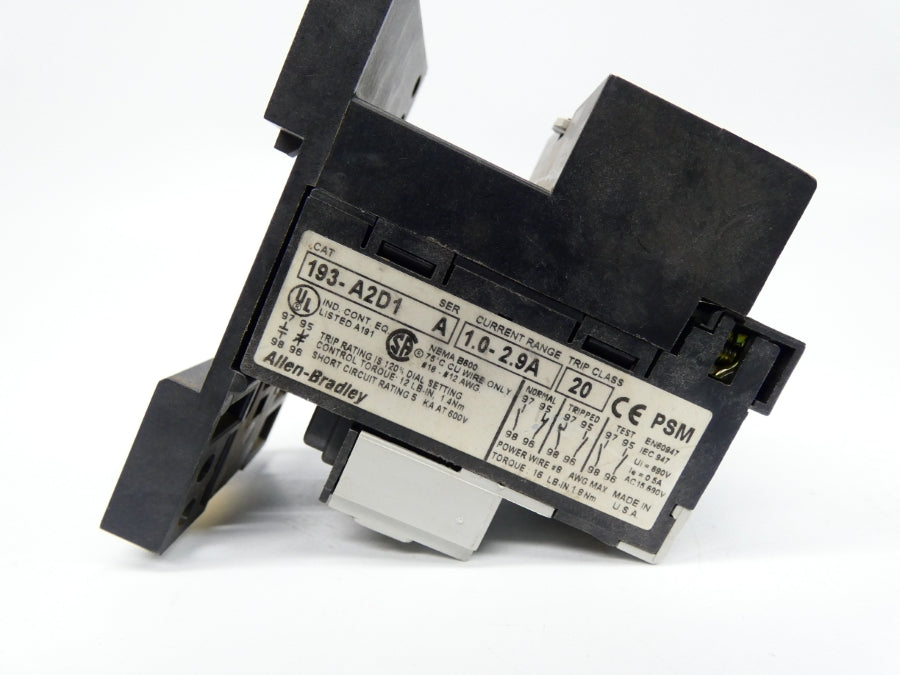 INDUSTRIAL SPARE PART 193-A2D1 SER. A 690V 1.0-2.9A UNMP