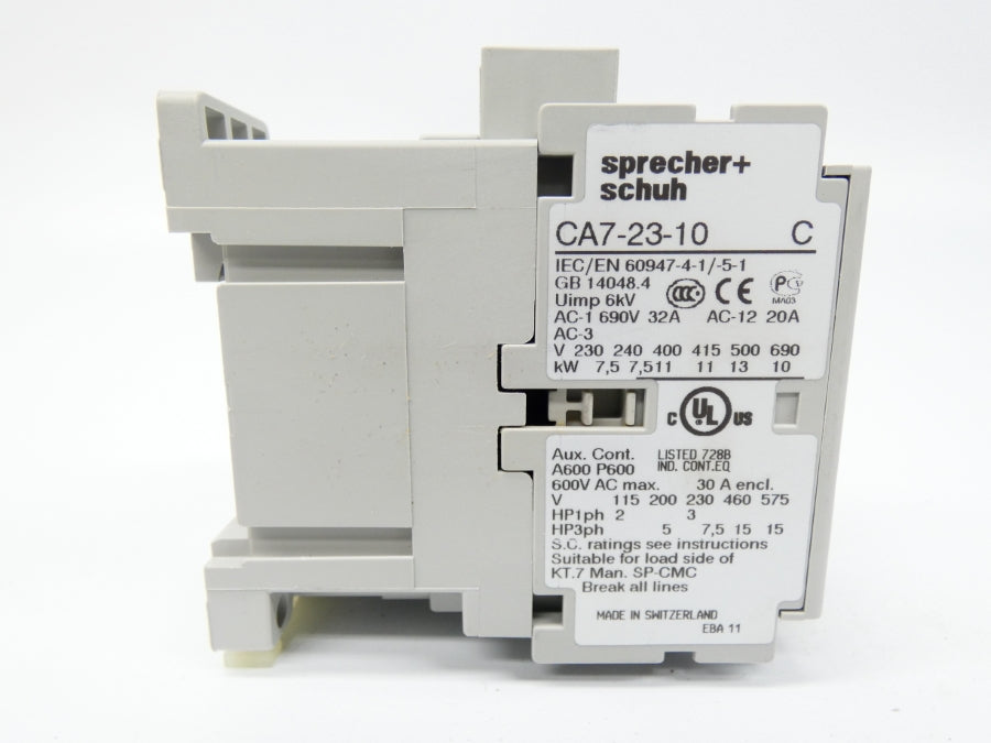 SPRECHER+SCHUH CA7-23-10-120 SER. C 110/120V 32A NSMP