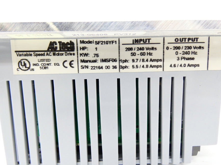AC TECH SF210YF1 208/240V 9.7/8.4A NSMP