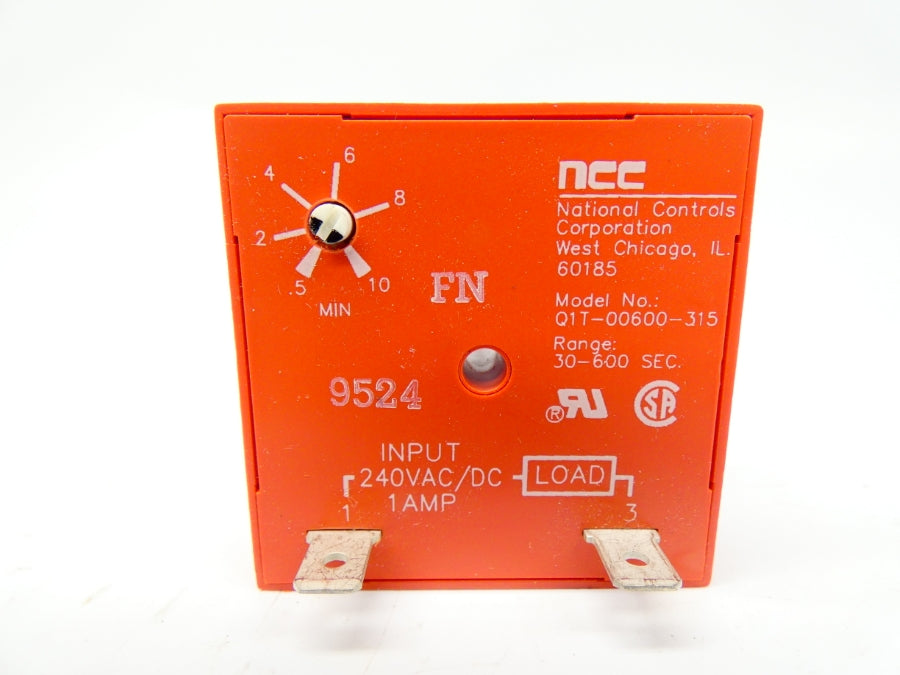 NCC Q1T-00600-315 240VAC 30-600S NSMP