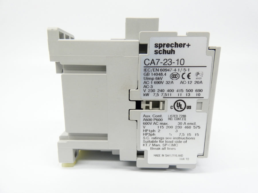 SPRECHERT+SCHUH CA7-23-10-220W 200-220V 32A NSMP