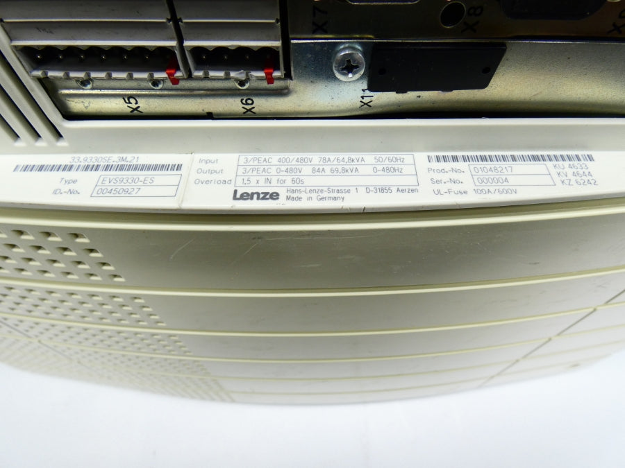 LENZE EVS9330-ES 00450927 400/480V 78A NSNP