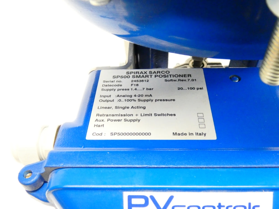 SPIRAX SARCO SP500 PN9223E KEA71PTSUSS 1/2" NSNP