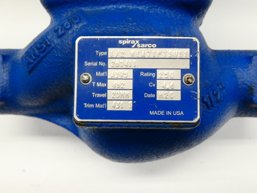 SPIRAX SARCO SP500 PN9223E KEA71PTSUSS 1/2" NSNP