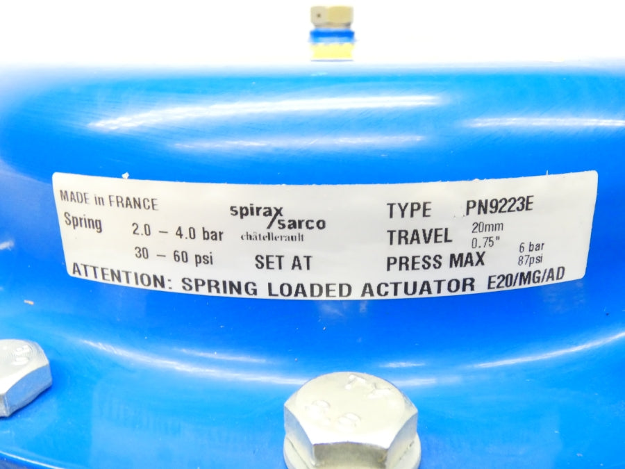 SPIRAX SARCO SP500 PN9223E KEA71PTSUSS 1/2" NSNP