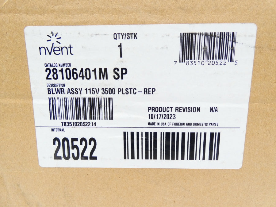 NVENT 28-1064-01MSP 115V 2.0/1.9A NSMP