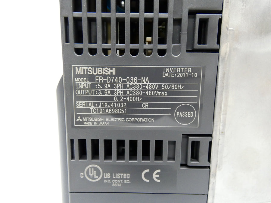 MITSUBISHI ELECTRIC FR-D740-036-NA 380-480V 5.9A NSMP