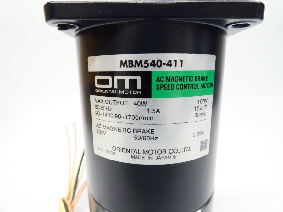 ORIENTAL MOTOR MBM540-411 100V 1.5A NSMP