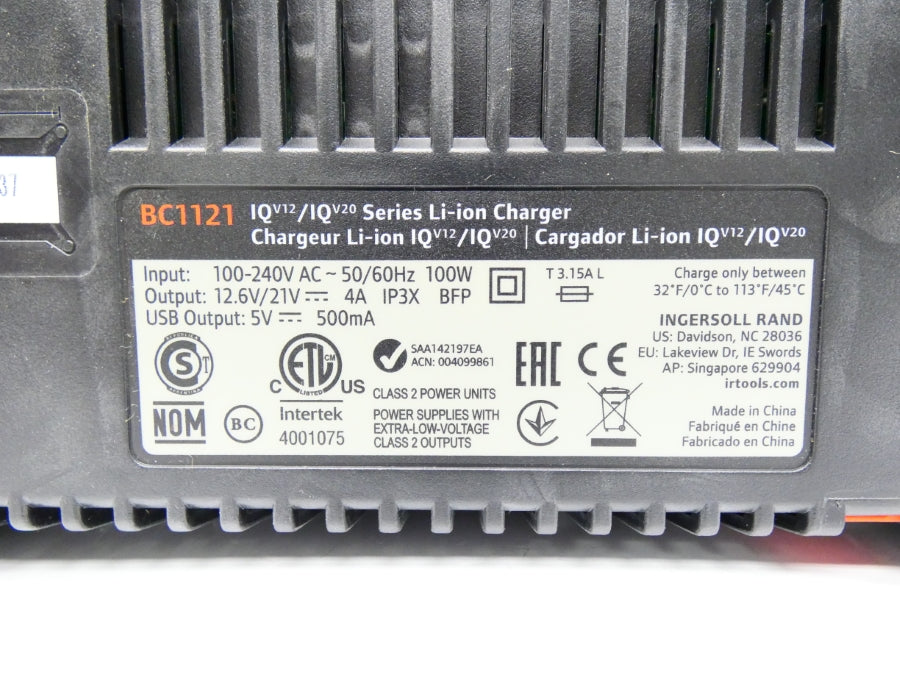 INGERSOLL RAND BC1121 100-240VAC 4A NSNP