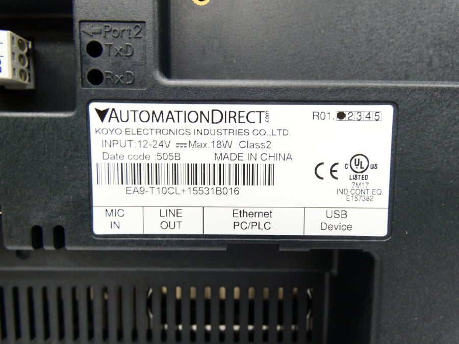 AUTOMATION DIRECT EA9-T10CL+15531B016 EA9-T10CL 12-24V NSMP
