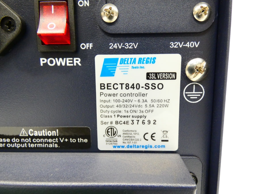 DELTA REGIS BECT840-SSO 100-240V 6.3A UNMP