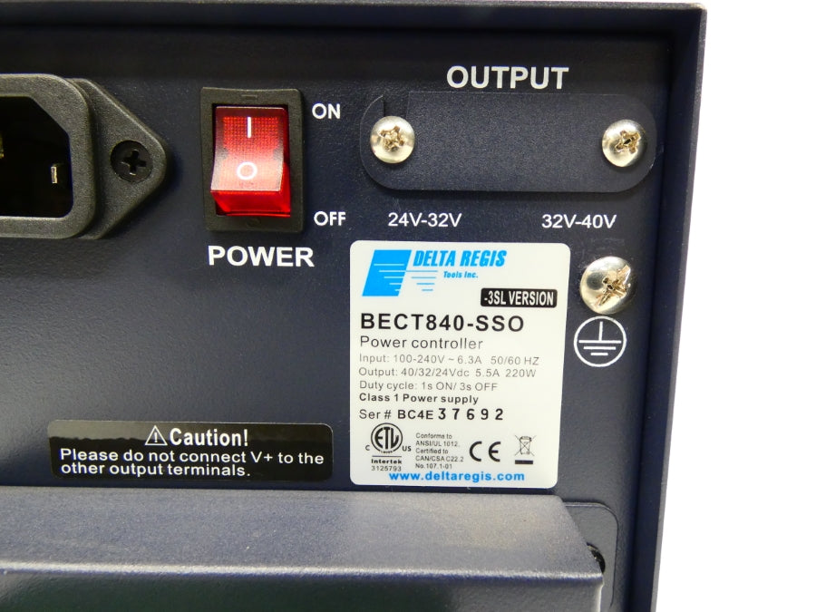 DELTA REGIS BECT840-SSO 100-240V 6.3A (NO KEY) UNMP