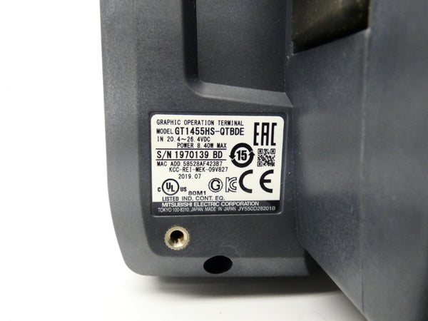 MITSUBISHI ELECTRIC GT1455HS-QTBDE 20.4-26.4VDC UNMP