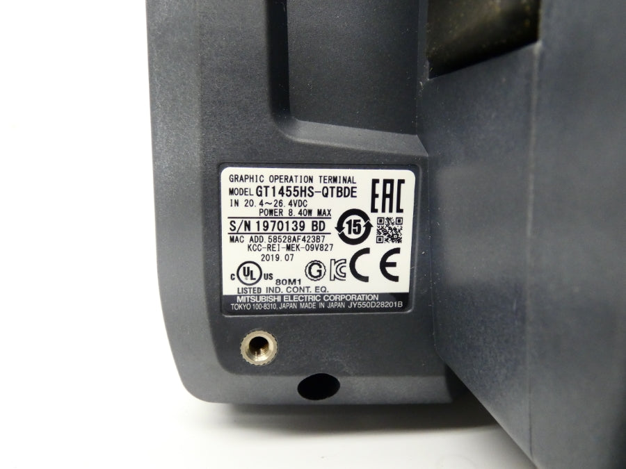 MITSUBISHI ELECTRIC GT1455HS-QTBDE 20.4-26.4VDC UNMP