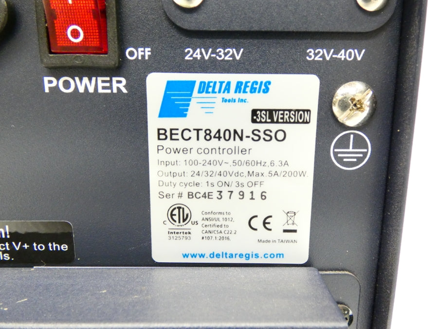 DELTA REGIS BECT840N-SSO 100-240V 6.3A UNMP