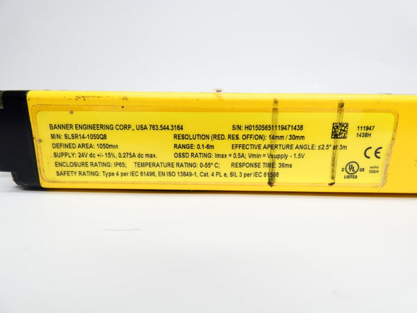 BANNER ENGINEERING SLSR14-1050Q8 24VDC UNMP