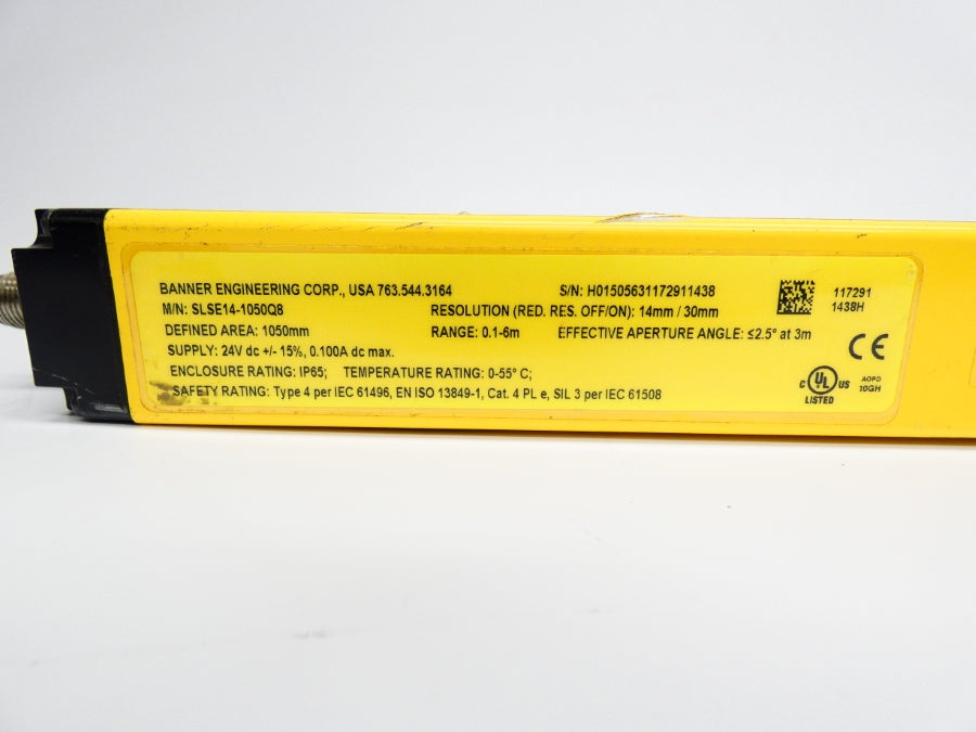 BANNER ENGINEERING SLSE14-1050Q8 24VDC UNMP