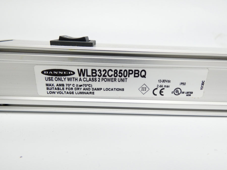 BANNER ENGINEERING WLB32C850PBQ 87483 12-30VDC NSMP