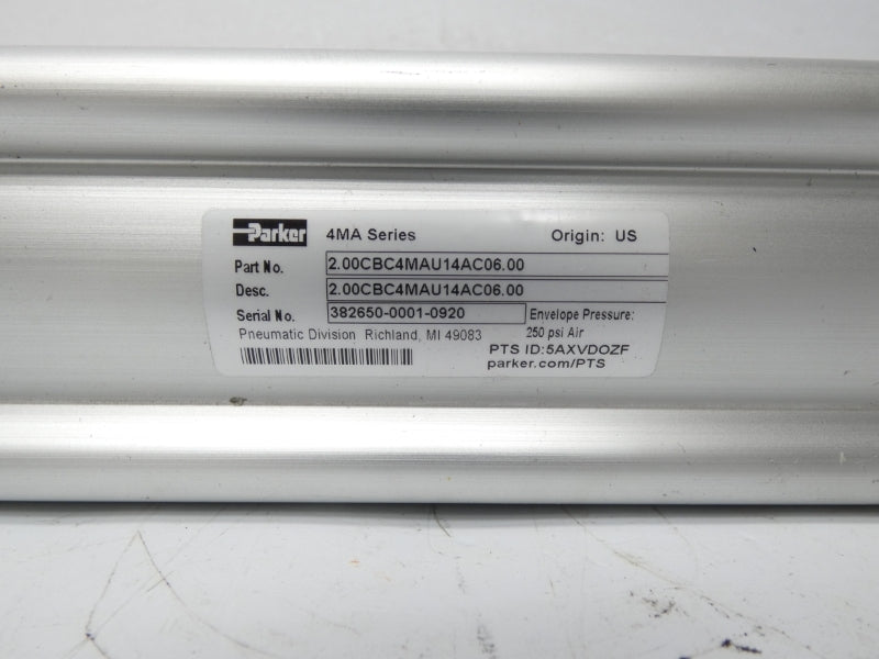 PARKER 2.00CBC4MAU14AC06.00 250PSI NSNP