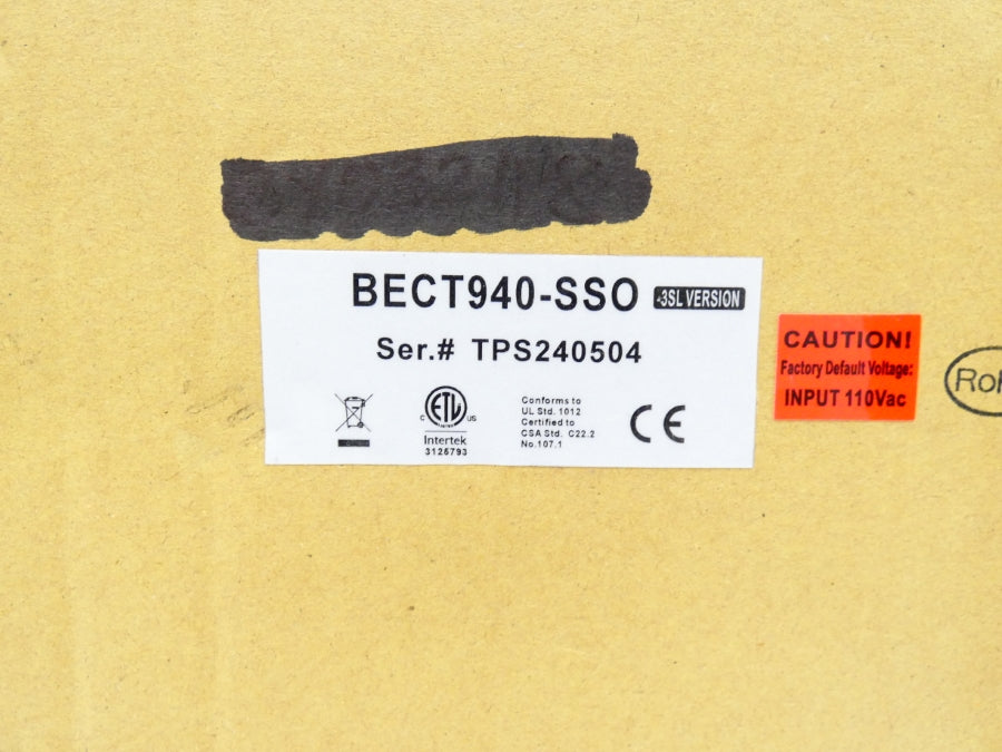 DELTA REGIS BECT940-SSO-3SL 115/230V 6.3A NSMP