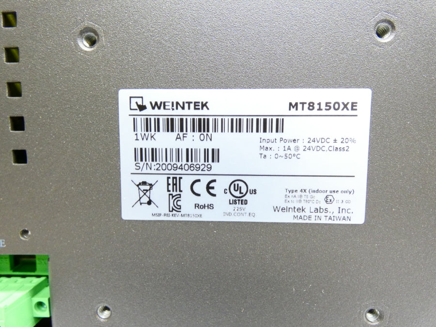 WEINTEK MT8150XE 24VDC 1A NSMP