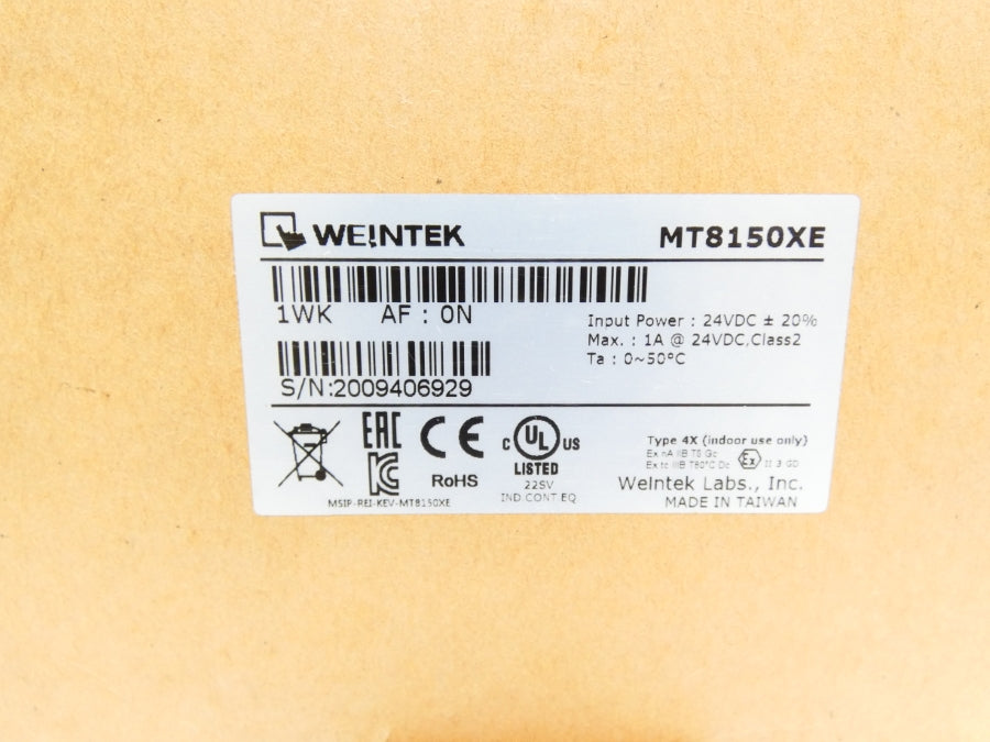 WEINTEK MT8150XE 24VDC 1A NSMP