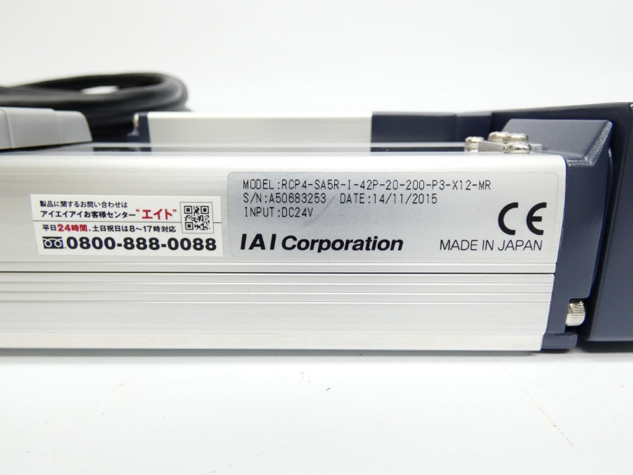 IAI RCP4-SA5R-I-42P-20-200-P3-X12-MR 24VDC NSMP