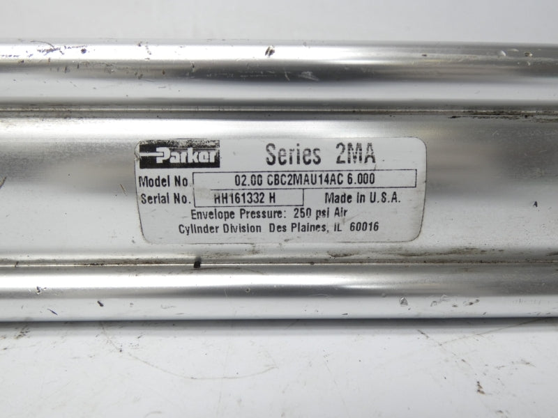PARKER 2.00CBC2MAU14AC6.000 250PSI (AS PICTURED) UNMP