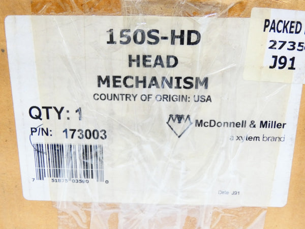 MCDONNELL & MILLER 150SHD 173003 240VAC 1/4A NSMP