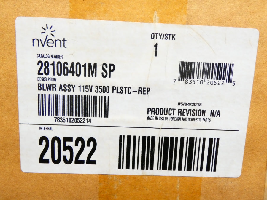 NVENT 28106401M 115V NSFS