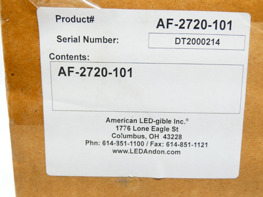 AMERICAN LEDGIBLE AF-2720-101 NSFS