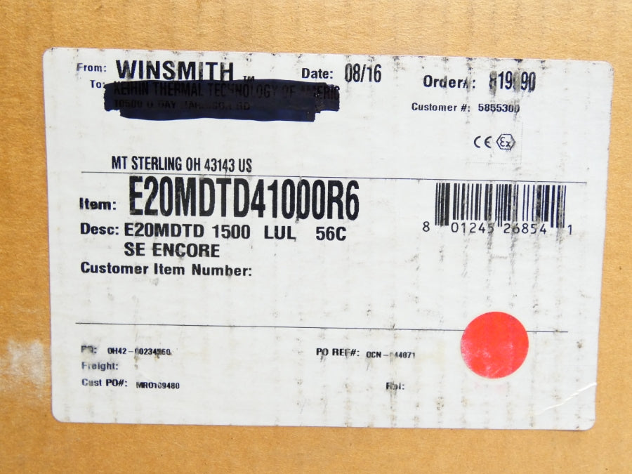 WINSMITH E20MDTD41000R6 NSMP