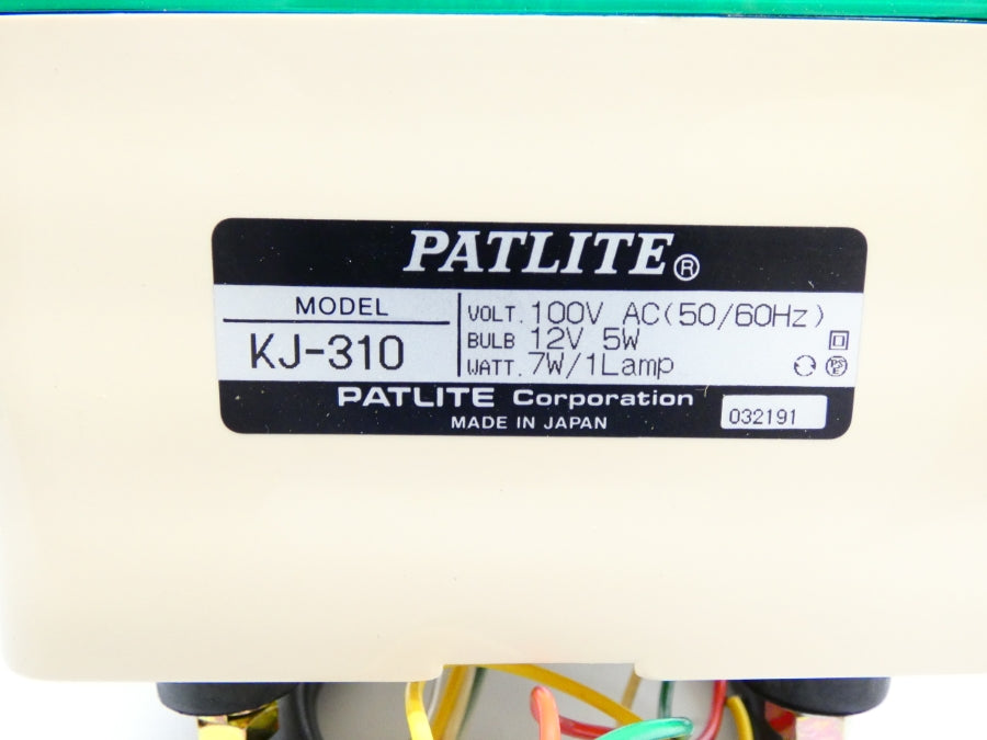 PATLITE KJ-310-RAG 100VAC NSMP