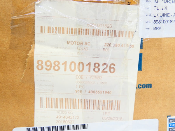 BODINE ELECTRIC 42Y6BFPP 8981001826 220-240/380-415V 1.3-1.6/.72-.86A NSMP