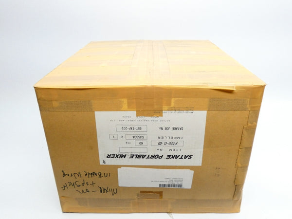 SATAKE A720-0.4B 95T-TAP-272 SUS304 NSFS