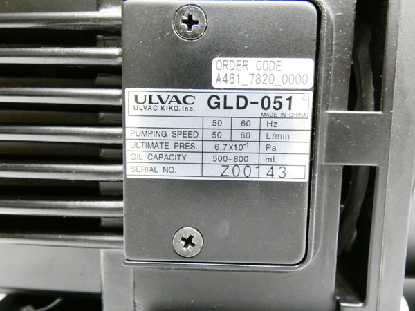 ULVAC GLD-051 230V NSMP