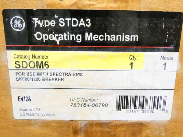 GENERAL ELECTRIC SDOM6 NSMP