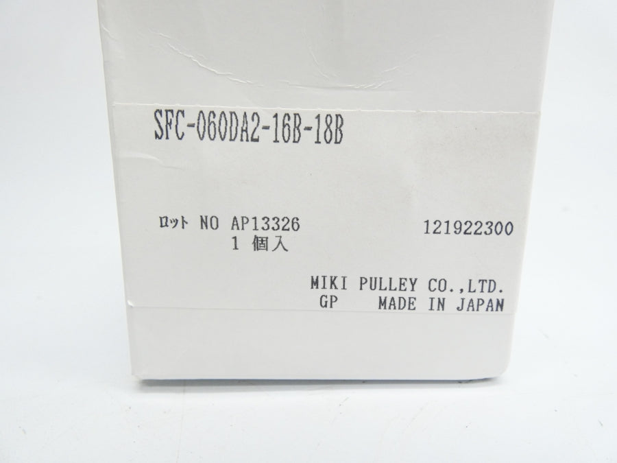 MIKI PULLEY SFC-060DA2-16B-18B NSMP