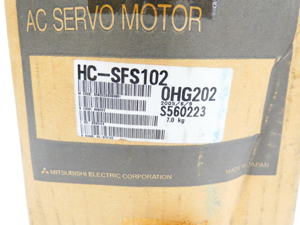 MITSUBISHI ELECTRIC HC-SFS102 123V 6A (AS PICTURED) NSMP