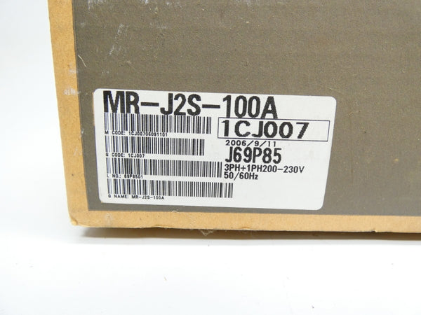 MITSUBISHI ELECTRIC MR-J2S-100A 200-230V 5A NSMP