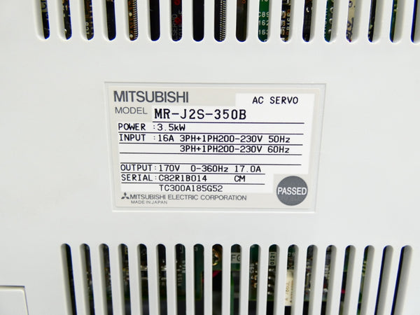 MITSUBISHI ELECTRIC MR-J2S-350B 200-230V 16A NSMP
