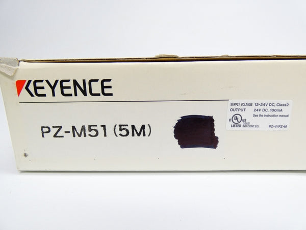KEYENCE PZ-M51(5M) 12-24VDC NSMP