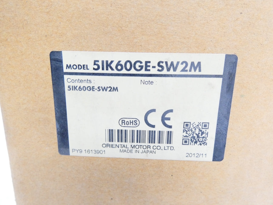 ORIENTAL MOTOR 5IK60GE-SW2M 230V 0.50A NSMP